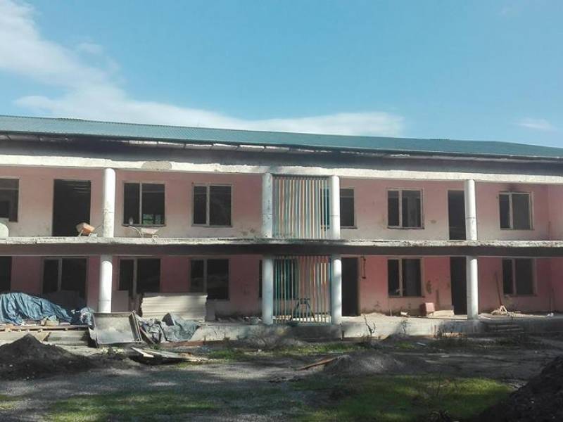 ცაგერის მუნიციპალიტეტში ინფრასტრუქტურული პროექტების მშენებლობა მიმდინარეობს